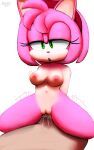  aerosin amy_rose anthro areola belly bodily_fluids breasts cum cum_in_pussy cum_inside duo female female_penetrated genital_fluids genitals green_eyes hi_res human leaking_cum male male/female male_penetrating male_penetrating_female mammal navel nipples nude open_mouth penetration penile penile_penetration penis penis_in_pussy pink_body pussy sega sex simple_background sonic_the_hedgehog_(series) vaginal vaginal_penetration white_background 