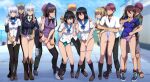  5boys 6+girls :d ;) aiba_asagi akatsuki_nagisa arm_around_waist ass black_hair black_jacket black_pantyhose black_thighhighs blazer blonde_hair blue_bow blue_bowtie blue_eyes blue_footwear blue_hoodie blue_panties blue_sailor_collar blue_sky blurry blurry_background blush boots bow bowtie brown_eyes brown_footwear brown_hair closed_eyes clothes_pull commentary_request covered_nipples covering covering_crotch daiaru double_v faceless faceless_male female_pubic_hair fingering fingering_through_clothes fingering_through_panties fingers_to_cheeks forced_smile full_body green_panties grey_footwear grey_hair hand_on_another&#039;s_shoulder hand_up hetero himeragi_yukina hood hood_down hoodie jacket kanase_kanon kirasaka_sayaka knee_boots la_folia_rihavein leaning_forward leg_lift lifted_by_another loafers long_hair looking_at_viewer multiple_boys multiple_girls one_eye_closed outdoors panties panties_around_one_leg panty_pull pantyhose pantyhose_pull pink_panties ponytail pubic_hair public_indecency public_nudity purple_panties purple_sweater_vest reach-around red_eyes rooftop saikai_academy_school_uniform sailor_collar school_uniform serafuku shirt shoes short_hair sky smile sneakers strike_the_blood striped striped_bow striped_bowtie sweater sweater_vest thighhighs through_clothes tokoyogi_yuuma underwear v white_panties white_shirt 