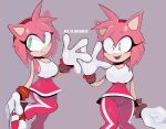  amy_rose anthro big_breasts bottomwear breasts clothing dynablade2_(artist) eulipotyphlan feet female foot_grab hedgehog hi_res mammal pants pink_body sega smile solo sonic_riders sonic_the_hedgehog_(series) wave 