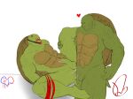  absurd_res anal anal_penetration anthro balls bodily_fluids cum duo genital_fluids genitals green_body green_skin hi_res leonardo_(tmnt) levana male male/male muscular muscular_anthro muscular_male penetration penis raphael_(tmnt) reptile scalie sex_toy sex_toy_in_mouth sex_toy_insertion teenage_mutant_ninja_turtles teenage_mutant_ninja_turtles_(2014) turtle 