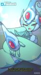  animated anthro bandai_namco digimon digimon_(species) diives female genitals hi_res hybrid pussy ranamon solo stretched_anus stretched_pussy stretching teasing 