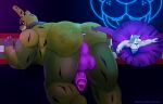  absurd_res anal anal_hair anal_vore animatronic anthro body_hair butt_hair duo five_nights_at_freddy&#039;s five_nights_at_freddy&#039;s_3 genitals hi_res humanoid lagomorph leporid machine macro male male/male mammal micro nastybluepal penis purple_penis rabbit robot scottgames size_difference springtrap_(fnaf) vore 