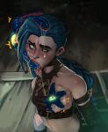  absurd_res ahegao alien asterozoan blue_hair bodily_fluids braided_hair breast_grab breast_squish breasts clothed clothing crop_top drooling echinoderm eye_roll female feral forced group hair hand_on_breast hi_res human jinx_(lol) league_of_legends lips long_hair looking_pleasured male male/female mammal marine mind_break mind_control mindfuck oral oral_penetration penetration rape reliusmax riot_games saliva shirt skimpy small_breasts squish starfish starro tongue tongue_out topwear torn_clothing trio 