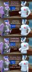  3d_(artwork) absurd_res anthro anthrofied brother brother_and_sister comic container cup dialogue digital_media_(artwork) duo equid equine female friendship_is_magic hasbro hi_res holding_container holding_cup holding_object horn male mammal my_little_pony papadragon69 shining_armor_(mlp) sibling sister spit-take twilight_sparkle_(mlp) unicorn winged_unicorn wings 