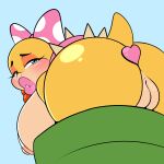  anal anal_penetration anthro bald bedroom_eyes big_breasts big_butt blue_eyes blush breasts butt dildo dildo_in_ass dildo_insertion female genitals hi_res kloudmutt koopaling lips mario_bros narrowed_eyes nintendo nipples object_in_ass penetration pink_lips pink_ribbon pipe pussy ribbons scalie seductive sex_toy sex_toy_in_ass sex_toy_insertion solo spikes stuck stuck_in_pipe thick_lips wendy_o._koopa yellow_body 