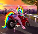  absurd_res anthro bottomwear brony caliluminos clothing ducati equid equine female gun hi_res hkmp5 horn horse invalid_tag mammal motorcycle mp5 panigale pegasus pony ranged_weapon shorts solo top_(disambiguation) vehicle weapon winged_unicorn wings ych 