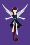 2018 apollia black_bottomwear black_clothing black_skirt blue_clothing blue_topwear blue_vest bottomwear clothed clothing digital_drawing_(artwork) digital_media_(artwork) dungeons_and_dragons equid equine fate_of_foenum feathers female feral flat_colors flying frowning_at_viewer fully_clothed fur grey_belt grey_body grey_feathers hair half-closed_eyes hasbro kymsnowman long_hair long_tail mammal narrowed_eyes pegasus ponytail portrait purple_background purple_eyes red_hair red_tail simple_background skirt solo tail them&#039;s_fightin&#039;_herds them&#039;s_tabletop_herds toony topwear vest white_body white_feathers white_fur wings wizards_of_the_coast 