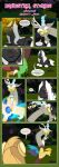  absurd_res alice_goldenfeather_(estories) anthro black_border border chimera clenched_teeth cutie_mark dialogue discord_(mlp) draconequus ears_down ears_up equid equine estories everfree_forest eye_scar eyes_closed facial_scar female feral friendship_is_magic glowing glowing_eyes grass grin group hasbro hi_res horn looking_up magic male mammal mobius_(estories) my_little_pony outside pegasus pivoted_ears plant preparing rock rogue scar smile smirk stop teeth tree trio unicorn wings yellow_eyes yellow_glow 