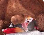  anal anal_penetration animal_genitalia animal_penis anthro anthro_on_feral anthro_penetrated anus balls bear bestiality big_balls big_penis biped bodily_fluids braixen brown_bear brown_body brown_fur butt canid canine canine_genitalia canine_penis cum cum_drip cum_in_ass cum_inside cumshot dripping duo ejaculation erection feral feral_penetrating feral_penetrating_anthro feral_penetrating_male fox fur generation_6_pokemon genital_fluids genitals grizzly_bear hair hi_res interspecies knot kuruk_(character) lying male male/male male_on_feral male_penetrated male_penetrating male_penetrating_male mammal mane mane_hair nintendo nude on_back orgasm penetration penile penile_penetration penis penis_in_ass pokemon pokemon_(species) pokephilia quadruped sex size_difference sneakyphox ursine ursine_penis 