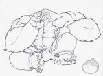  2007 abs anthro ape barefoot black_and_white bottomwear cigar cigar_in_mouth clothed clothing feet gor_(tomcat) gorilla graphite_(artwork) haplorhine male mammal monochrome muscular muscular_anthro muscular_male navel object_in_mouth pants pecs pencil_(artwork) prehensile_feet primate signature smoking solo tkc2021 toes topless traditional_media_(artwork) 