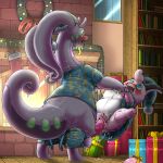  2023 3_toes antennae_(anatomy) anthro anthro_on_anthro anthro_penetrated anthro_penetrating anthro_penetrating_anthro areola balls barefoot belt blush bodily_fluids book bookshelf bottomwear breasts candy candy_cane christmas christmas_decorations christmas_present clitoris clothed clothed_anthro clothed_female clothed_male clothed_sex clothing curled_tail dessert digital_media_(artwork) digitigrade dragon dripping duo erection feet female female_penetrated fire fireplace floor food footwear from_front_position furniture generation_1_pokemon generation_6_pokemon genital_fluids genitals gift gift_wrapped goodra green_eyes green_spots hair hand_holding hat headgear headwear holidays holowear_(pokemon) inside interspecies kitsune_youkai larger_male legwear long_ears long_neck looking_pleasured looking_up male male/female male_penetrating male_penetrating_female markings mirror mirror_reflection nintendo nipples open_mouth partially_clothed partially_clothed_anthro partially_clothed_female partially_clothed_male pattern_clothing pattern_legwear pattern_topwear penetration penile penile_penetration penis penis_in_pussy pink_areola pink_balls pink_body pink_breasts pink_clitoris pink_hair pink_nipples pink_nose pink_paws pink_pussy pokemon pokemon_(species) pokemon_unite pussy pussy_juice pussy_juice_drip pussy_juice_on_ground pussy_juice_on_penis pussy_juice_on_pussy pussy_juice_string red_penis red_tongue reflection rock sex shirt shorts shorts_down side_view size_difference smaller_female snout socks spots spotted_body spotted_head spotted_markings spotted_tail spread_legs spreading stone_wall tail tail_markings toes tongue topwear vaginal vaginal_penetration wall_(structure) wigglytuff wood wood_floor wood_furniture 