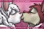  anthro chinchilla chinchillid duo eyes_closed girly hi_res kissing male male/male mammal murid murine rat rodent taylor_marson(monkeytoster) tek_(tekandprieda) tekandprieda_(artist) text 