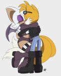  age_difference aged_up alternate_costume anthro bat canid canine duo female fox hi_res kissing larger_male male male/female mammal miles_prower older_female raised_leg rouge_the_bat sega size_difference sonic_the_hedgehog_(series) younger_male 