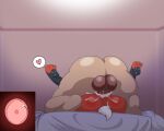  &lt;3 animal_humanoid anthro bed big_penis bodily_fluids cinderace cum cum_inside duo ejaculation female from_front_position furniture generation_8_pokemon genital_fluids genitals huge_penis human humanoid impregnation interspecies jankey18rnbadd lagomorph lagomorph_humanoid male male/female mammal mammal_humanoid mating_press nintendo on_bed ovum penetration penis pokemon pokemon_(species) pussy sex sperm_cell text translation_request vaginal vaginal_penetration 