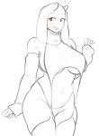  absurd_res anthro big_breasts blush bodily_fluids boss_monster bovid breasts caprine clothing female hi_res mammal panties rusal32 solo sweat toriel undertale undertale_(series) underwear 