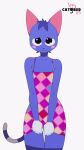  animal_crossing animated anthro bikini bikini_bottom blue_body blush blush_stickers breasts catober catober_2023 clothed clothing clothing_lift dress dress_lift exhibitionism felid feline feliscede female gloves handwear head_tuft lidded_eyes mammal markings nintendo rosie_(animal_crossing) slim small_breasts solo string_bikini striped_markings striped_tail stripes suggestive suggestive_look swimwear tagme tail tail_markings tuft 