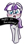  anniversary big_penis blue_eyes blush blush_lines bodily_fluids censor_bar censored censored_genitalia censored_penis colored cute_fangs dailevy digital_drawing_(artwork) digital_media_(artwork) dripping drooling duo equid equine eyelashes female feral friendship_is_magic fur genital_fluids genitals glistening glistening_eyes grey_body grey_ears grey_face grey_fur grey_head grey_legs hair half-erect hasbro horn horse leaking_precum looking_at_genitalia looking_at_penis looking_shocked male male/female mammal mane mature_female mature_feral motion_lines multicolored_hair multicolored_mane my_little_pony open_mouth penis penis_awe pony precum precum_drip presenting presenting_penis purple_hair purple_horn purple_mane purple_tail quadruped saliva shocked shocked_expression shocked_face simple_background solo_focus tail teeth throbbing_penis twilight_velvet_(mlp) two_tone_hair two_tone_mane two_tone_tail unicorn unicorn_horn white_background white_hair white_mane white_tail 