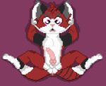  anthro avaa_velvet canid canine digital_media_(artwork) erection feral fox fur low_res male mammal pixel_(artwork) simple_background solo the_shen 