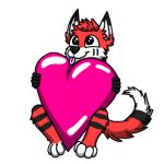  1:1 alpha_channel anthro canid canine fox foxer_the_red fur male mammal red_body red_fur solo telegram_sticker tongue tongue_out w31rd 
