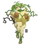  accessory alma_(thehelmetguy) areola big_breasts big_butt blush breasts butt dryad elemental_creature elemental_humanoid female flora_fauna flute green_eyes green_hair hair hair_accessory hi_res huge_breasts humanoid humanoid_pointy_ears hyper hyper_breasts looking_at_viewer musical_instrument nipples nude plant plant_humanoid raised_leg simple_background solo standing teeth text thehelmetguy thick_thighs vines watermark wind_instrument woodwind_instrument 