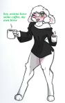  anthro blush bottomless bovid caprine clothed clothing dawn_bellwether disney female mammal pace-maker sheep solo thick_thighs zootopia 