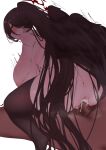  absurdly_long_hair anus ass back black_choker black_hair black_thighhighs black_wings breasts choker cum cum_in_pussy halo hasumi_(blue_archive) hetero highres huge_breasts john_zhang long_bangs long_hair looking_back motion_lines nipples nude penis ponytail pussy red_eyes reverse_upright_straddle sex simple_background thighhighs vaginal very_long_hair white_background wings 