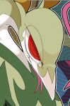  ambiguous_gender feral forked_tongue generation_3_pokemon generation_5_pokemon looking_at_viewer milotic nintendo pokemon pokemon_(species) red_eyes reptile scalie serperior snake solo spiral_eyes tongue winte 