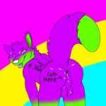  ally anal artist_ally_the_wolf bodily_fluids canid canine canis cum cum_inside genital_fluids male male/male mammal slutty_face solo wolf 