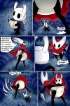  ambiguous_gender anthro arthropod black_body clean_diaper clothed clothing comic dialogue diaper diaper_fetish diaper_stuffing digital_media_(artwork) duo english_text female hi_res hollow_knight hornet_(hollow_knight) insect inside_diaper size_difference team_cherry text the_knight_(hollow_knight) vessel_(species) wearing_diaper wolfdemon21 