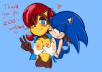  &lt;3 archie_comics blush breast_grab breast_play breast_squish breasts dawnelle duo eulipotyphlan female fur gesture ground_squirrel hand_on_breast hedgehog male male/female mammal nipples rodent sally_acorn sciurid sega sonic_the_hedgehog sonic_the_hedgehog_(archie) sonic_the_hedgehog_(comics) sonic_the_hedgehog_(series) squish tongue tongue_out v_sign 