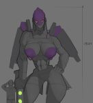  abs anon big_breasts blade breasts duo female hasbro hi_res human humanoid machine male mammal navel nightbird_(transformers) not_furry red_eyes robot robot_humanoid size_difference small_waist spl4ts takara_tomy thick_thighs transformers wide_hips 