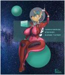  absurd_res anthro big_breasts breasts chubby_female female funkcho hi_res hologram kangaroo macropod mammal marsupial planet space spacesuit thick_thighs wide_hips 