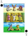  4:5 absurd_res agumon bandai_namco beach biyomon card custom_cards digimon digimon_(species) feild female feral gabumon garden gatomon gomamon group hi_res male palmon patamon playing_card seaside shiromon999 tentomon 