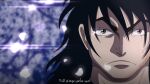  1boy arabic_text artist_name black_hair brown_eyes closed_mouth hair_between_eyes highres king_sogi long_hair looking_at_viewer male_focus momonosuke_(one_piece) one_piece solo v-shaped_eyebrows 