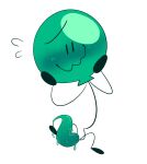  animate_inanimate balloon balloony_(bfb) battle_for_bfdi battle_for_dream_island big_penis blush bodily_fluids cat_smile digital_media_(artwork) flustered genitals green_blush green_penis hands_on_own_cheeks inflatable male melting_penis nervous not_furry object_shows paintbrussy penis simple_background solo sweat sweatdrop tapering_penis white_background 