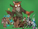  anthro armor bat bear canid canine clothed clothing dragonborn_(disambiguation) dungeon_master dungeons_and_dragons electricity fantasy fantasy_armor fantasy_weapon female feral fox gnoll group hasbro hi_res hyena invalid_tag lagomorph leporid lightning mace magic_user male mammal melee_weapon microbat monk mustelid otter paladin polearm rabbit ranger risforn robe staff starwolfskin sword tails_of_miraleth vulpin weapon wizards_of_the_coast zgf_art zgf_gaming 