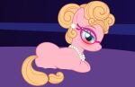  absurd_res badumsquish blonde_hair blue_eyes blush ear_piercing earth_pony equid equine eyewear female feral gem glasses hair hasbro hi_res horse jewelry looking_at_viewer mammal my_little_pony necklace pearl_(gem) pearl_earring pearl_necklace phyllis_cloverleaf_(mlp) piercing pony smile solo 