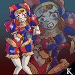  absurdres clown highres kroloyuurei non-web_source the_amazing_digital_circus 