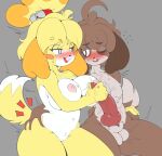 absurd_res animal_crossing anthro balls big_breasts big_penis blush breasts brother_(lore) brother_and_sister_(lore) canid canine canis digby_(animal_crossing) domestic_dog duo erection female genitals handjob hi_res incest_(lore) isabelle_(animal_crossing) knot male male/female mammal nintendo nude penile penis pussy sex shih_tzu sibling_(lore) sister_(lore) smile tod_d toy_dog 