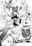  2020 angel armwear breasts clothing comic dialogue duo english_text feathered_wings feathers feet female fingers footwear hair hi_res human humanoid kid_icarus long_hair male mammal monochrome nintendo not_furry open_mouth open_smile palutena pit_(kid_icarus) sandals smile soft_sizzle sound_effects sparkles speech_bubble text toes wide_eyed winged_humanoid wings 