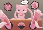  female generation_1_pokemon howxu legendary_pokemon masturbation mew_(pokemon) nintendo pokemon pokemon_(species) solo tickle_fetish tickling tickling_feet 