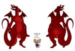 anthro bat demon dragon duo dwarf_demon_bat gynomorph hi_res hubert_(james_howard) intersex james_howard male mammal sketch 