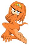  5_toes absurd_res anthro barefoot big_breasts breasts countershade_feet countershading echidna feet female foot_ninja15 hi_res humanoid humanoid_feet mammal monotreme nude plantigrade sega soles solo sonic_adventure sonic_the_hedgehog_(series) thick_thighs tikal_the_echidna toes 