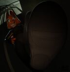  2023 3d_(artwork) absurd_res anthro canid canine diane_foxington digital_media_(artwork) dreamworks female first_person_view fox fur hi_res larger_female low-angle_view macro mammal orange_body orange_fur silverscarf size_difference solo the_bad_guys worm&#039;s-eye_view 