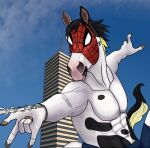  anthro equid equine fingers glaerd glaerd_(character) hooved_fingers hooves horse male mammal marvel spider-man_(character) spider-man_(series) 