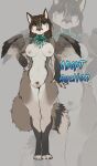  absurd_res anthro big_breasts blue_body blue_eyes blue_feathers breasts brown_body brown_hair canid canine digital_media_(artwork) feathered_wings feathers female fingers fox fur genitals green_body green_feathers grey_body grey_feathers grey_fur grey_nose hair hi_res looking_at_viewer mammal model_sheet nipples nude pink_nipples pink_pussy pussy simple_background solo tail tail_tuft tan_body tan_feathers tan_fur text tgt1512 tuft white_body white_feathers white_fur wings 