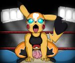  &lt;3 arena blue_eyes bodily_fluids breasts clothing cosplay_pikachu_(costume) cowgirl_position cum cum_in_pussy cum_inside duo female feral fighting_ring first_person_view from_behind_position from_front_position generation_1_pokemon generation_4_pokemon genital_fluids genitals glowing glowing_blue glowing_eyes larger_male lucario male male/female male_pov nintendo on_bottom on_top open_mouth orgasm orgasm_face penetration penile penile_penetration penis penis_in_pussy pikachu pikachu_libre pokemon pokemon_(species) pussy sex size_difference smaller_female smaller_penetrated tail thebaseballfur tongue tongue_out torn_clothing vaalkizuk vaginal vaginal_penetration vein veiny_penis 