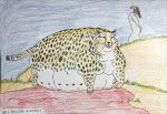  breath cheetah degen_gulch felid feline female feral hi_res huge_belly mammal morbidly obese overweight panting solo 