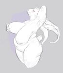  anthro areola armpit_hair bastefan16 big_areola big_butt body_hair bovid breasts butt caprine female fur goat hanging_breasts hatching_(art) horn long_ears mammal navel overweight raised_arm red_eyes sagging_breasts shaded sketch solo tail teeth toriel undertale undertale_(series) wide_hips 