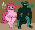  absurd_res alternate_form anthro areola arthropod balls big_balls big_breasts big_penis black_body breasts canine_teeth changeling cutie_mark digital_media_(artwork) disguise duo ear_piercing earth_pony english_test english_text equid equine female flaccid friendship_is_magic fur genitals green_hair hair hasbro hi_res hooves horn horse humanoid_genitalia humanoid_penis hyper hyper_genitalia looking_at_viewer male male/female mammal minty_fresh_(mr.ink) mr.ink_(artist) muscular muscular_anthro muscular_male my_little_pony nipple_piercing nipples nude open_mouth outline penis piercing pink_body pink_fur pink_hair pinkie_pie_(mlp) pony sagging_breasts simple_background smile text thick_thighs unicorn vein veiny_penis 